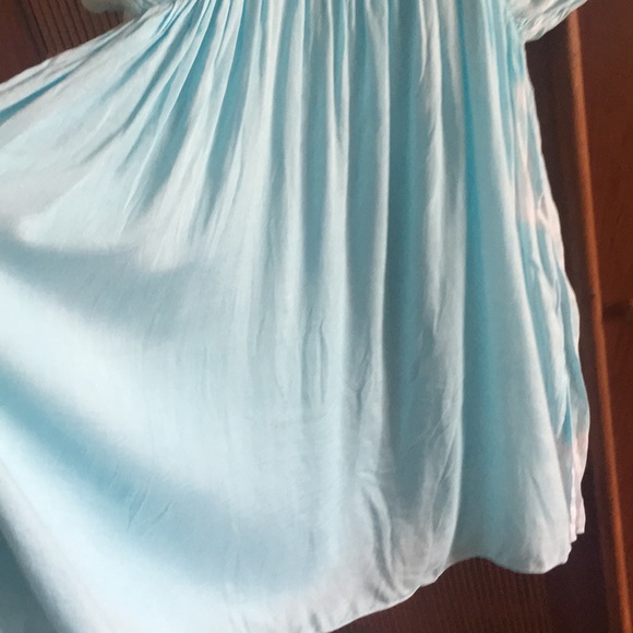 Indah Swimwear Turquoise Beach Coverup Medium - Picture 4 of 6